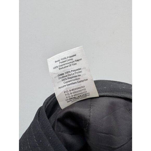 Aritzia WILFRED Jallade Black Crepe High Waisted Tie Front Trouser Pants, Size 6 - Picture 8 of 14